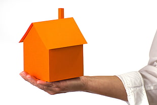 miniature of orange house HD wallpaper